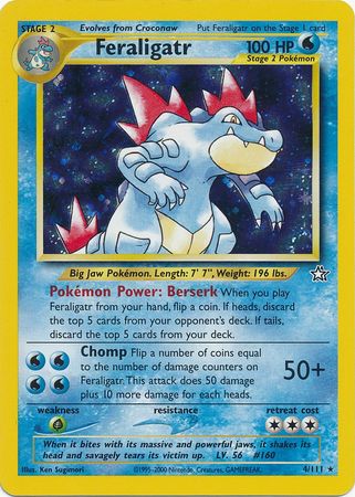 Feraligatr (4/111) [Neo Genesis Unlimited] | Black Swamp Games