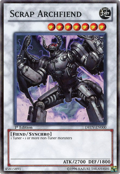 Scrap Archfiend [DREV-EN000] Super Rare | Black Swamp Games