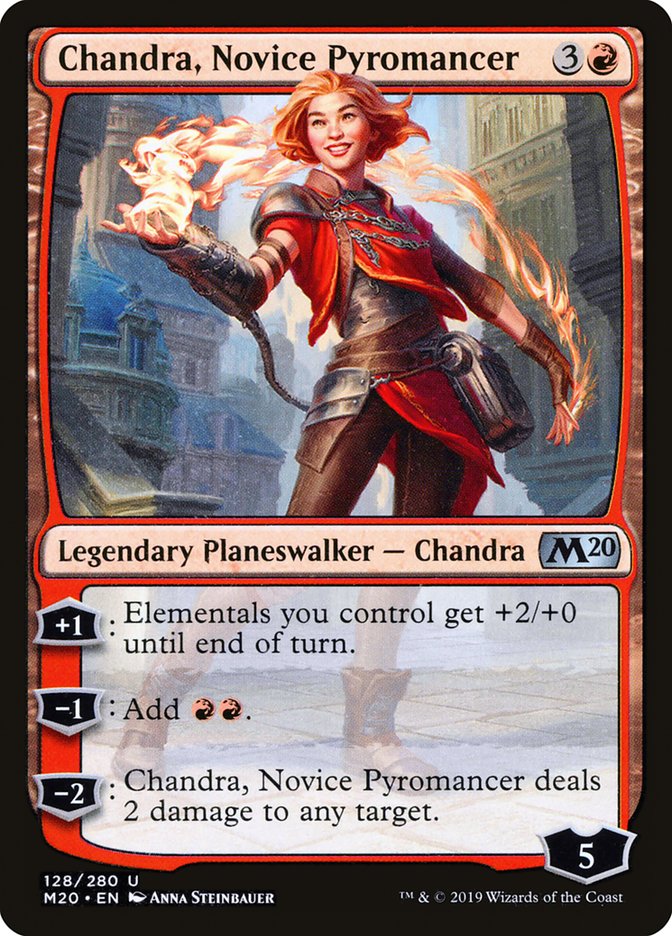 Chandra, Novice Pyromancer [Core Set 2020] | Black Swamp Games