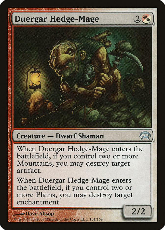 Duergar Hedge-Mage [Planechase] | Black Swamp Games