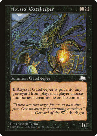 Abyssal Gatekeeper [Weatherlight] | Black Swamp Games