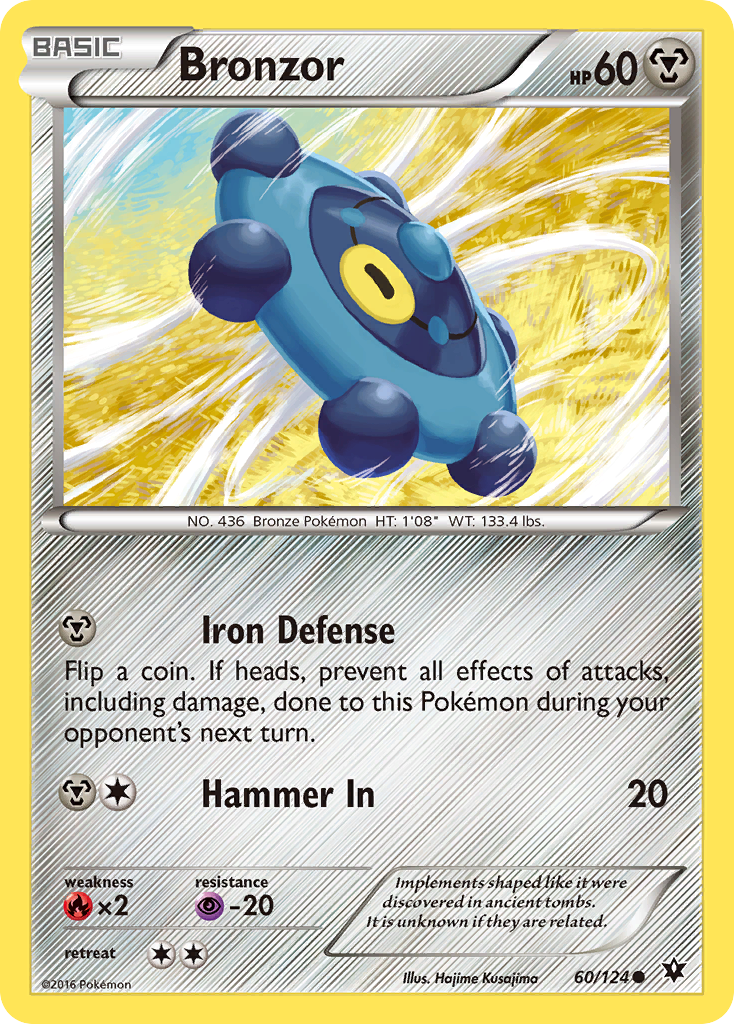 Bronzor (60/124) [XY: Fates Collide] | Black Swamp Games