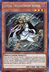 Lumina, Twilightsworn Shaman [MP18-EN052] Secret Rare | Black Swamp Games