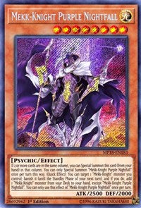 Mekk-Knight Purple Nightfall [MP18-EN183] Secret Rare | Black Swamp Games