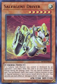 Salvagent Driver [MP18-EN034] Ultra Rare | Black Swamp Games