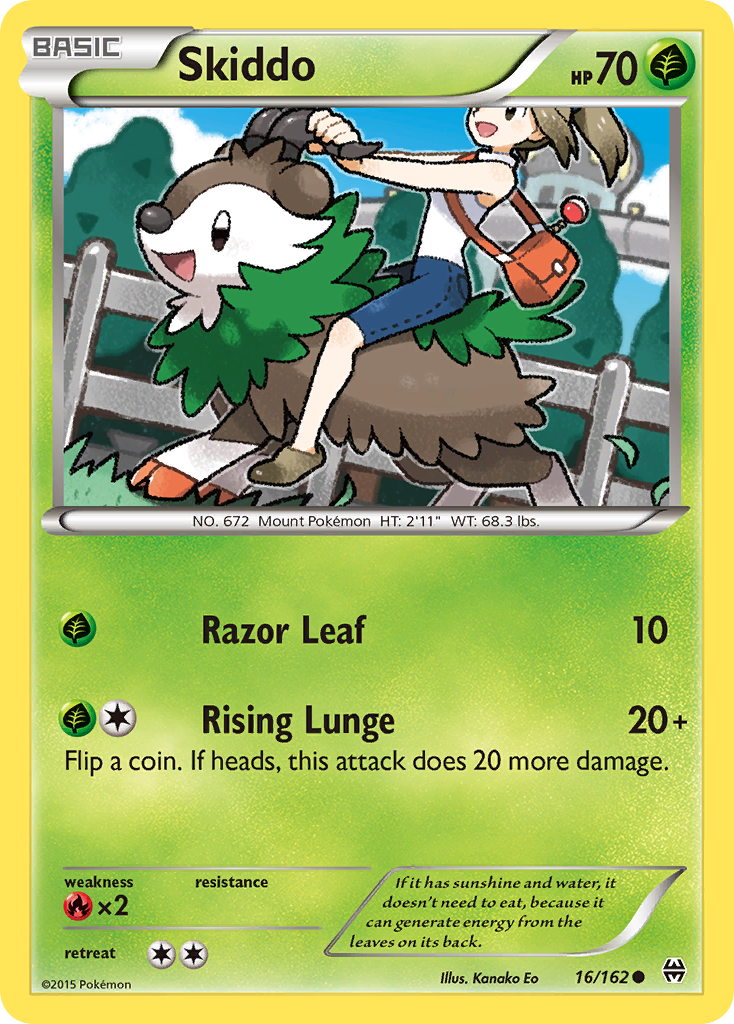 Skiddo (16/162) [XY: BREAKthrough] | Black Swamp Games