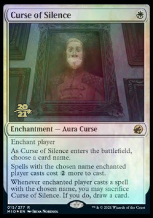 Curse of Silence [Innistrad: Midnight Hunt Prerelease Promos] | Black Swamp Games