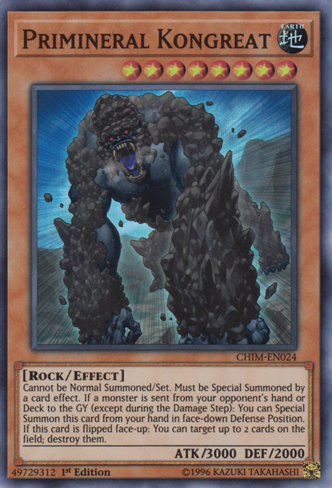 Primineral Kongreat [CHIM-EN024] Super Rare | Black Swamp Games