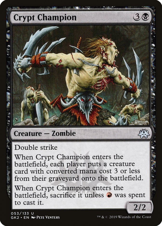 Crypt Champion [Ravnica Allegiance Guild Kit] | Black Swamp Games