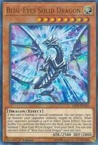 Blue-Eyes Solid Dragon [LED3-EN002] Ultra Rare | Black Swamp Games