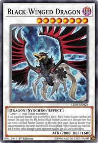 Black-Winged Dragon [LED3-EN028] Common | Black Swamp Games