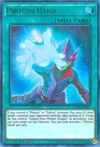 Photon Hand [LED3-EN037] Ultra Rare | Black Swamp Games
