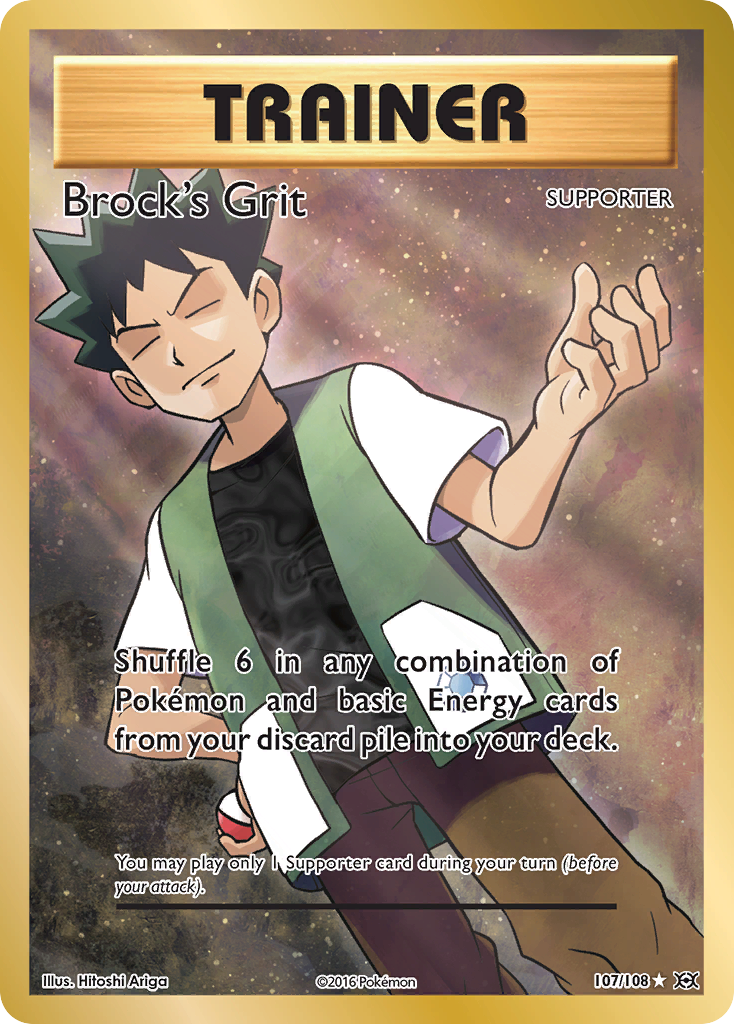 Brock's Grit (107/108) [XY: Evolutions] | Black Swamp Games