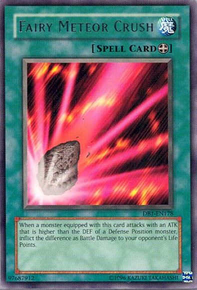 Fairy Meteor Crush [DB1-EN178] Rare | Black Swamp Games