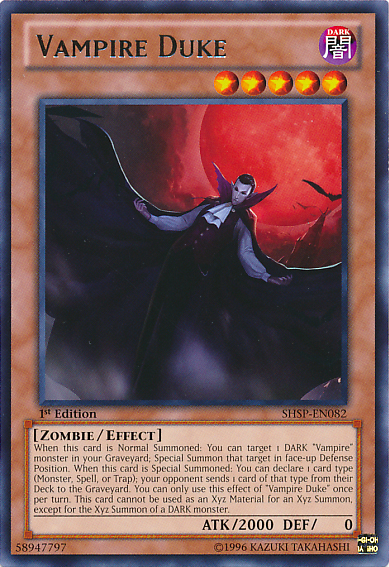 Vampire Duke [SHSP-EN082] Rare | Black Swamp Games