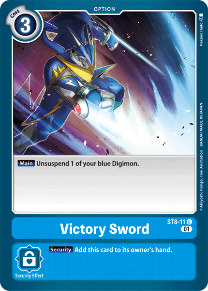 Victory Sword [ST8-11] [Starter Deck: Ulforce Veedramon] | Black Swamp Games