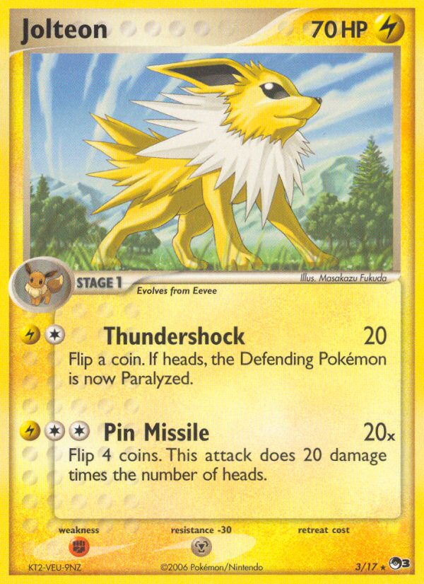 Jolteon (3/17) [POP Series 3] | Black Swamp Games