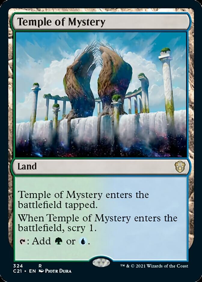 Temple of Mystery [Commander 2021] | Black Swamp Games