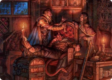 Long Rest Art Card [Dungeons & Dragons: Adventures in the Forgotten Realms Art Series] | Black Swamp Games