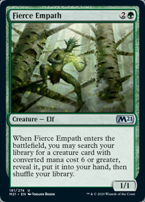 Fierce Empath [Core Set 2021] | Black Swamp Games