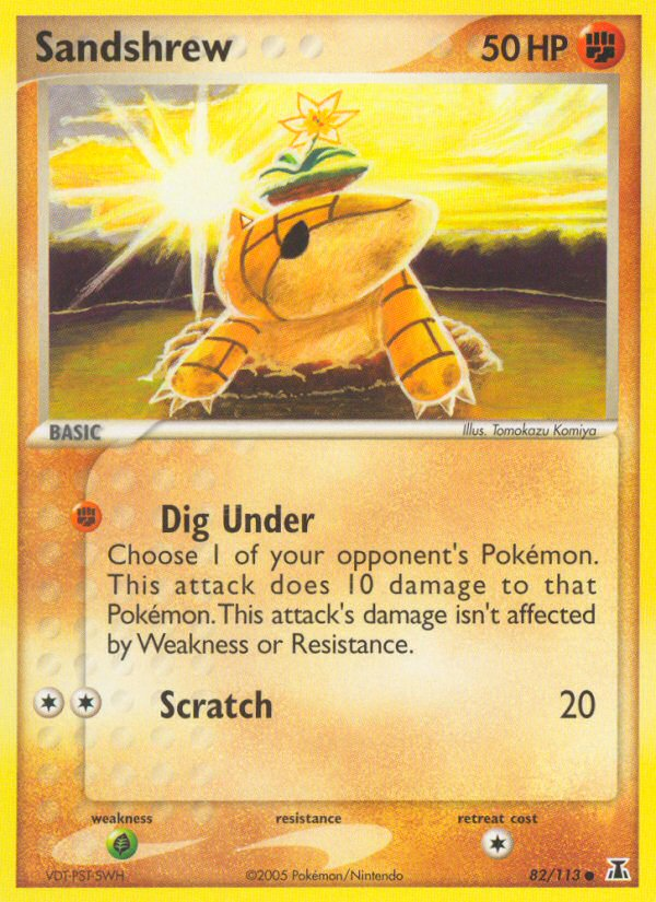 Sandshrew (82/113) [EX: Delta Species] | Black Swamp Games