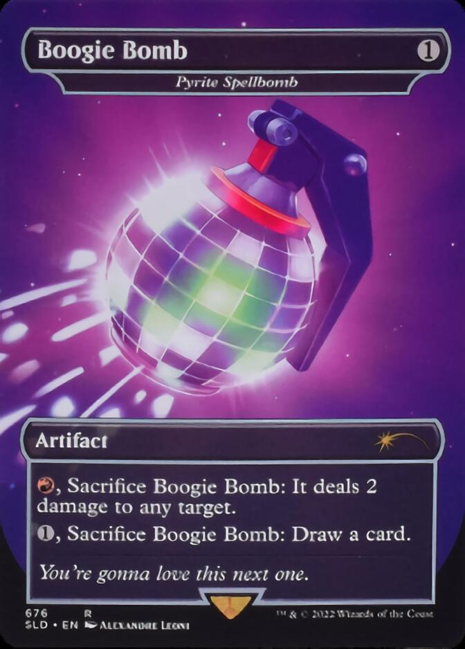 Pyrite Spellbomb - Boogie Bomb (Borderless) [Secret Lair Drop Promos] | Black Swamp Games