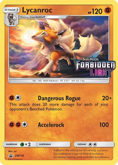 Lycanroc (SM118) (Prerelease Promo) [Sun & Moon: Black Star Promos] | Black Swamp Games