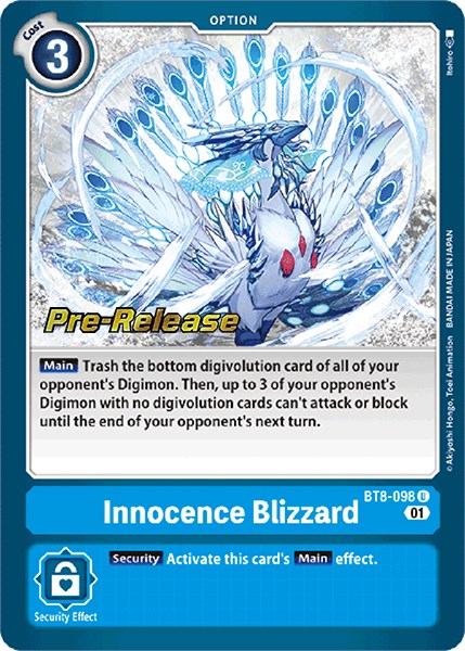 Innocence Blizzard [BT8-098] [New Awakening Pre-Release Cards] | Black Swamp Games