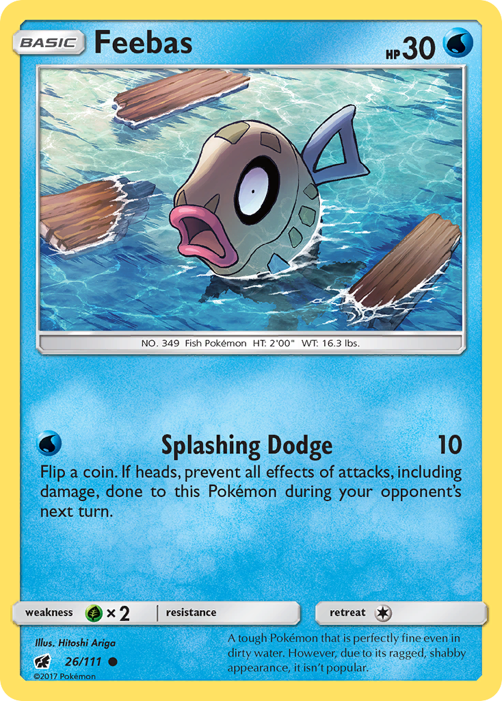 Feebas (26/111) [Sun & Moon: Crimson Invasion] | Black Swamp Games