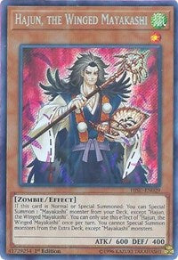 Hajun, the Winged Mayakashi [HISU-EN029] Secret Rare | Black Swamp Games