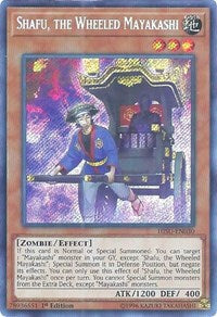 Shafu, the Wheeled Mayakashi [HISU-EN030] Secret Rare | Black Swamp Games