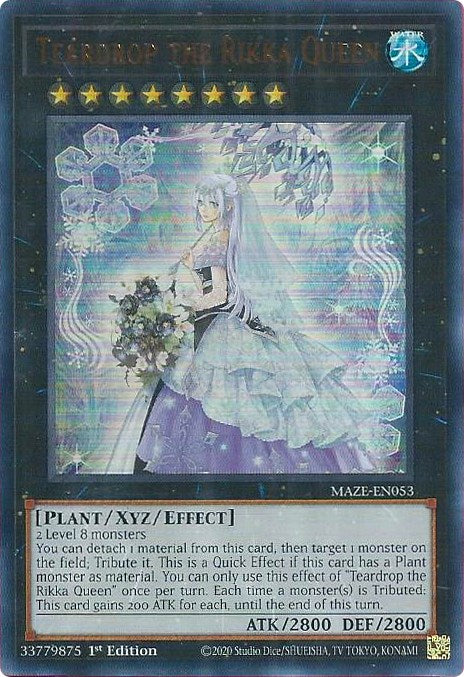 Teardrop the Rikka Queen [MAZE-EN053] Ultra Rare | Black Swamp Games