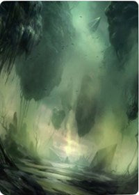 Swamp 1 Art Card [Zendikar Rising Art Series] | Black Swamp Games