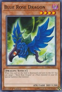 Blue Rose Dragon [LED4-EN031] Common | Black Swamp Games