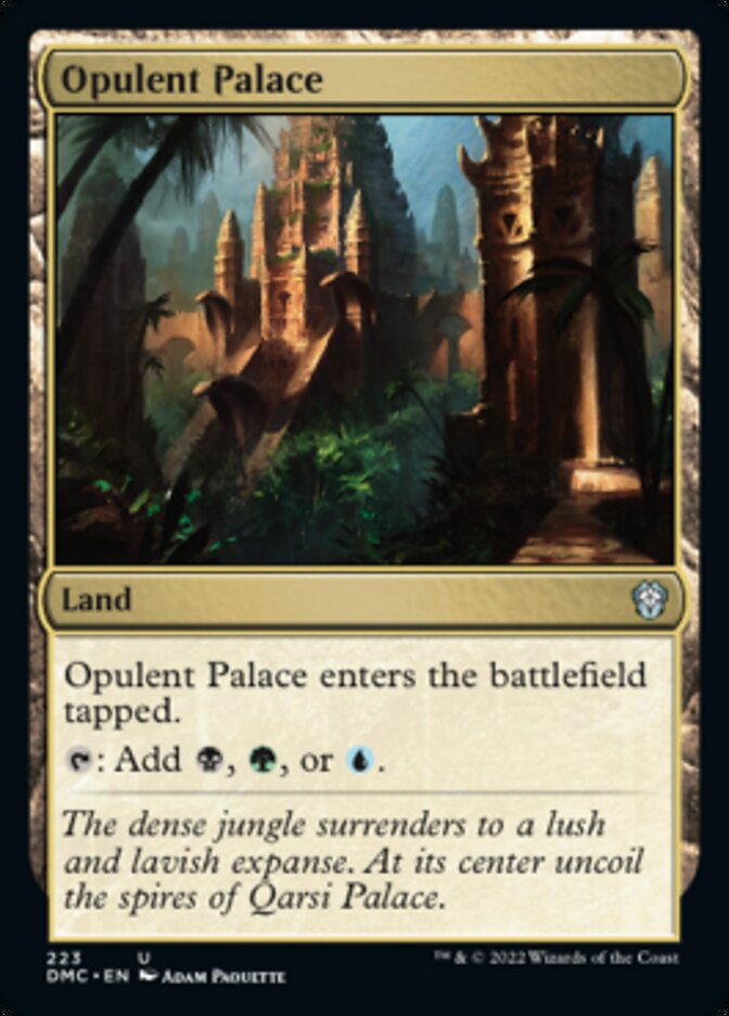 Opulent Palace [Dominaria United Commander] | Black Swamp Games