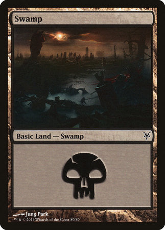 Swamp (80) [Duel Decks: Sorin vs. Tibalt] | Black Swamp Games