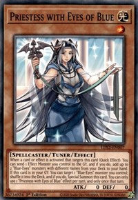Priestess with Eyes of Blue [LDS2-EN007] Common | Black Swamp Games