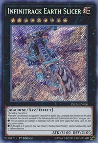 Infinitrack Earth Slicer [INCH-EN009] Secret Rare | Black Swamp Games