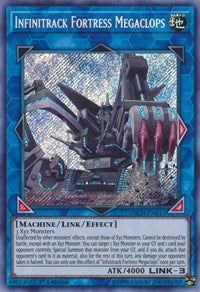 Infinitrack Fortress Megaclops [INCH-EN011] Secret Rare | Black Swamp Games