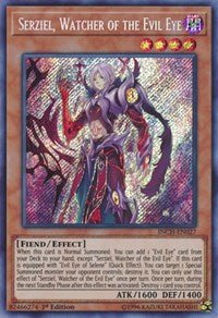 Serziel, Watcher of the Evil Eye [INCH-EN027] Secret Rare | Black Swamp Games