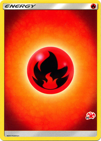 Fire Energy (Charizard Stamp #29) [Battle Academy 2020] | Black Swamp Games