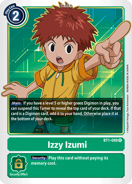 Izzy Izumi [BT1-088] [Release Special Booster Ver.1.0] | Black Swamp Games