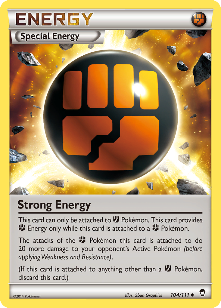 Strong Energy (104/111) [XY: Furious Fists] | Black Swamp Games