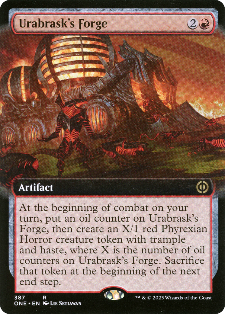 Urabrask's Forge (Extended Art) [Phyrexia: All Will Be One] | Black Swamp Games