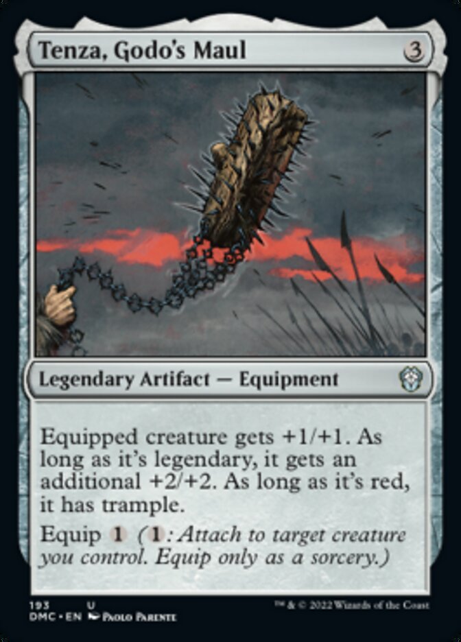 Tenza, Godo's Maul [Dominaria United Commander] | Black Swamp Games