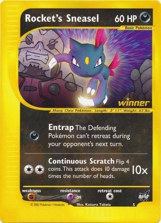 Rocket's Sneasel (5) (Jumbo Card) [Best of Promos] | Black Swamp Games