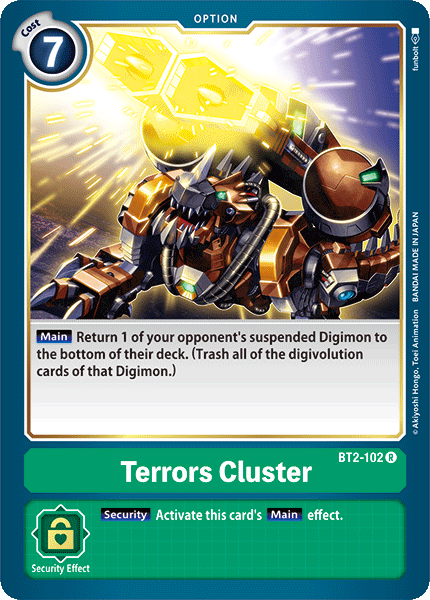 Terrors Cluster [BT2-102] [Release Special Booster Ver.1.0] | Black Swamp Games