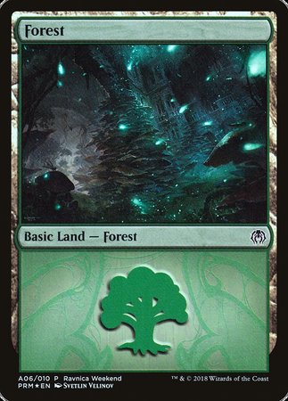 Forest - Golgari (A06) [GRN Ravnica Weekend] | Black Swamp Games