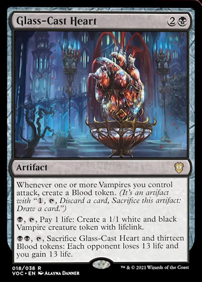 Glass-Cast Heart [Innistrad: Crimson Vow Commander] | Black Swamp Games