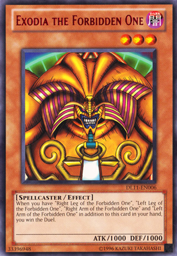 Exodia the Forbidden One (Red) [DL11-EN006] Rare | Black Swamp Games